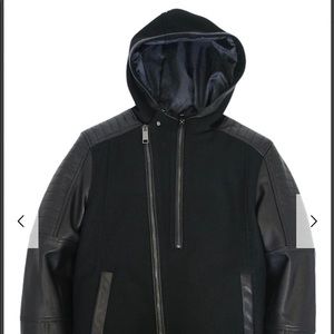 🚫SOLD Daniel Won Collection leather wool